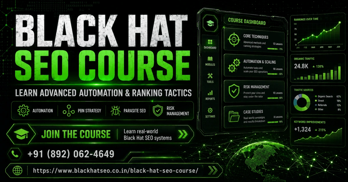 Black Hat SEO Course: Understanding the Experimental Side of Search Marketing